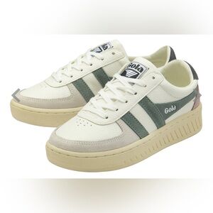 Gola Grandslam Trident Womens White Synthetic Lifestyle Sneakers Shoes Size 9